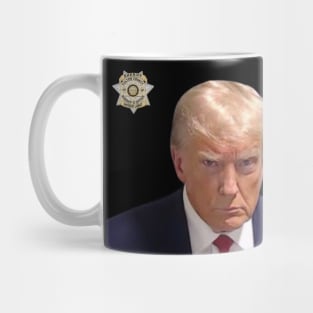 TRUMP MUGSHOT (Transparent Background) Mug